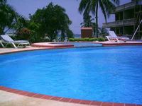 Pool of the Hotel LAS PALMERAS RESIDENCE - Boca Chica - Dominican Republic
